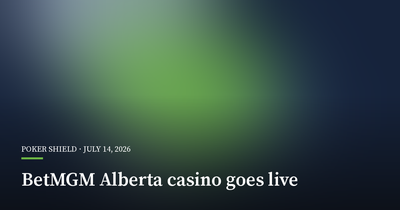 BetMGM Launches Alberta Casino With One-Wallet Poker