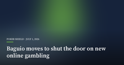 Baguio Moves to Shut the Door on New Online Gambling