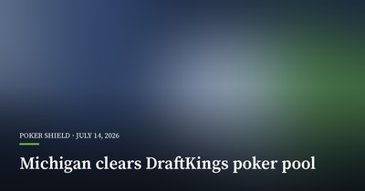 Michigan Clears DraftKings for Shared Poker Pool