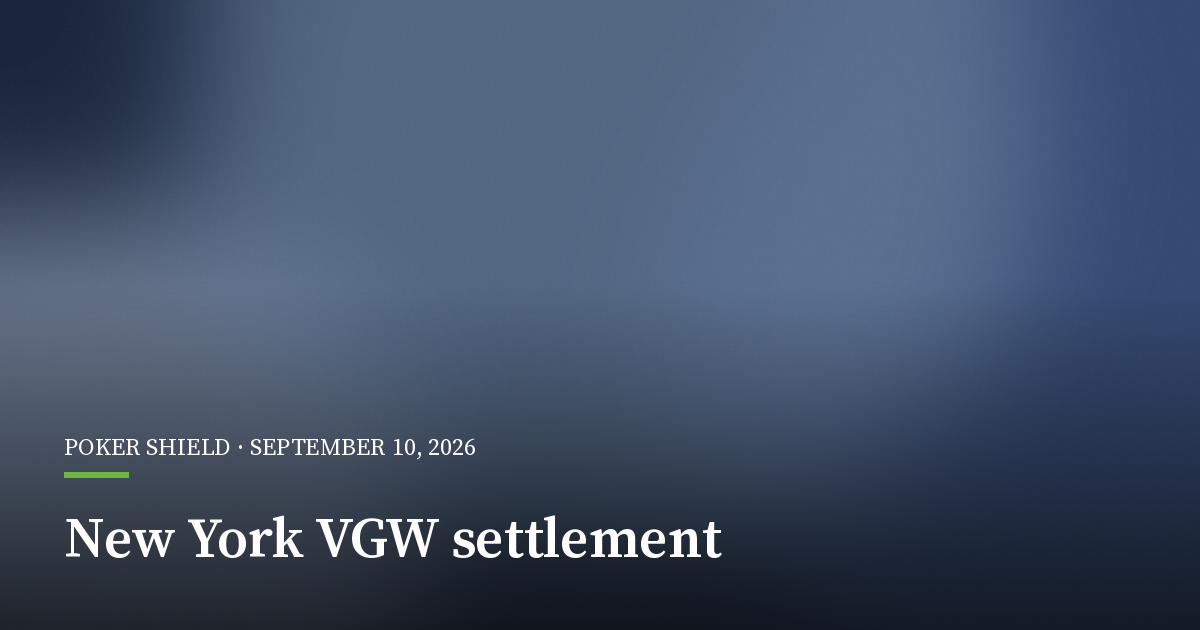 New York Settles VGW Sweepstakes Casino Case for $8 Million